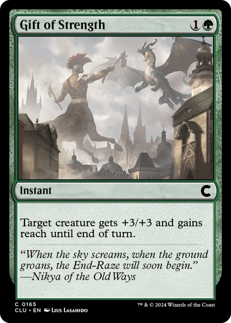 Gift of Strength [Ravnica: Clue Edition] - Destination Retro