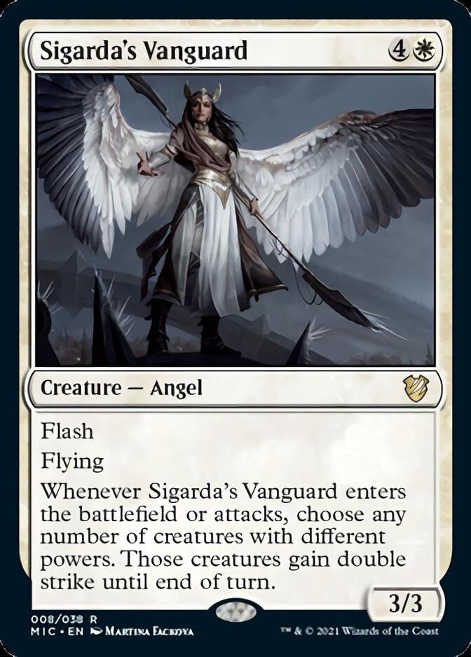 Sigarda's Vanguard [Innistrad: Midnight Hunt Commander] - Destination Retro