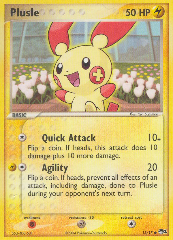 Plusle (13/17) [POP Series 1] - Destination Retro