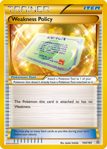 Weakness Policy (164/160) [XY: Primal Clash] - Destination Retro