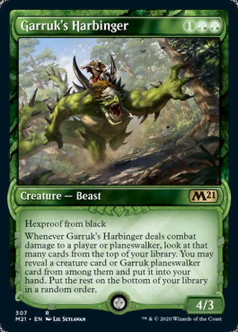 Garruk's Harbinger (Showcase) [Core Set 2021] - Destination Retro