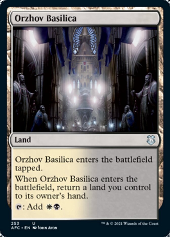 Orzhov Basilica [Dungeons & Dragons: Adventures in the Forgotten Realms Commander] - Destination Retro