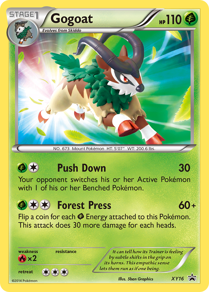 Gogoat (XY16) [XY: Black Star Promos] - Destination Retro