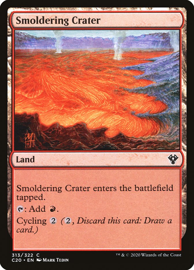 Smoldering Crater [Commander 2020] - Destination Retro