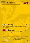 Reshiram (114/113) [Black & White: Legendary Treasures] - Destination Retro