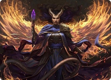 Farideh, Devil's Chosen Art Card [Dungeons & Dragons: Adventures in the Forgotten Realms Art Series] - Destination Retro