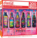 PUZZLES - COCA-COLA - BOTTLES - EZ-GRIP - 300 PIECES - Destination Retro