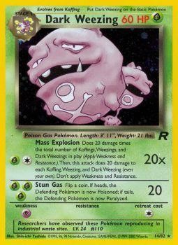 Dark Weezing (14/82) [Team Rocket Unlimited] - Destination Retro