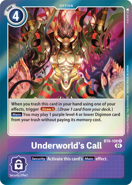 Underworld's Call [BT6-108] [Double Diamond] - Destination Retro