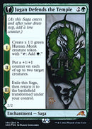 Jugan Defends the Temple // Remnant of the Rising Star [Kamigawa: Neon Dynasty Prerelease Promos] - Destination Retro
