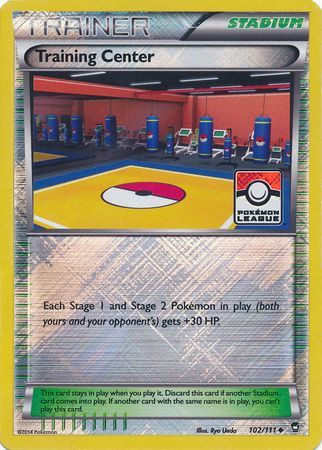 Training Center (102/111) (League Promo) [XY: Furious Fists] - Destination Retro