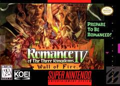 Romance of the Three Kingdoms IV Wall of Fire - Super Nintendo - Destination Retro