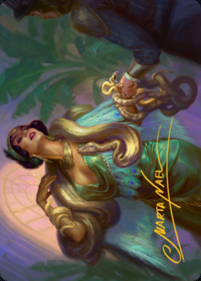 Venom Connoisseur Art Card (Gold-Stamped Signature) [Streets of New Capenna Art Series] - Destination Retro