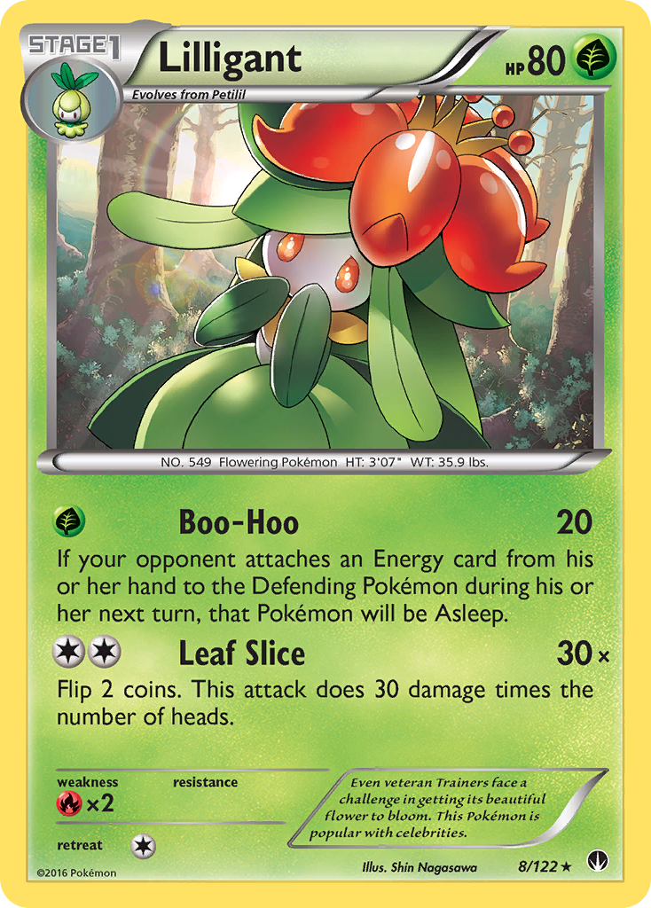 Lilligant (8/122) [XY: BREAKpoint] - Destination Retro