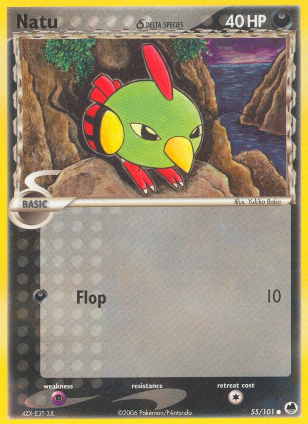 Natu (55/101) (Delta Species) [EX: Dragon Frontiers] - Destination Retro