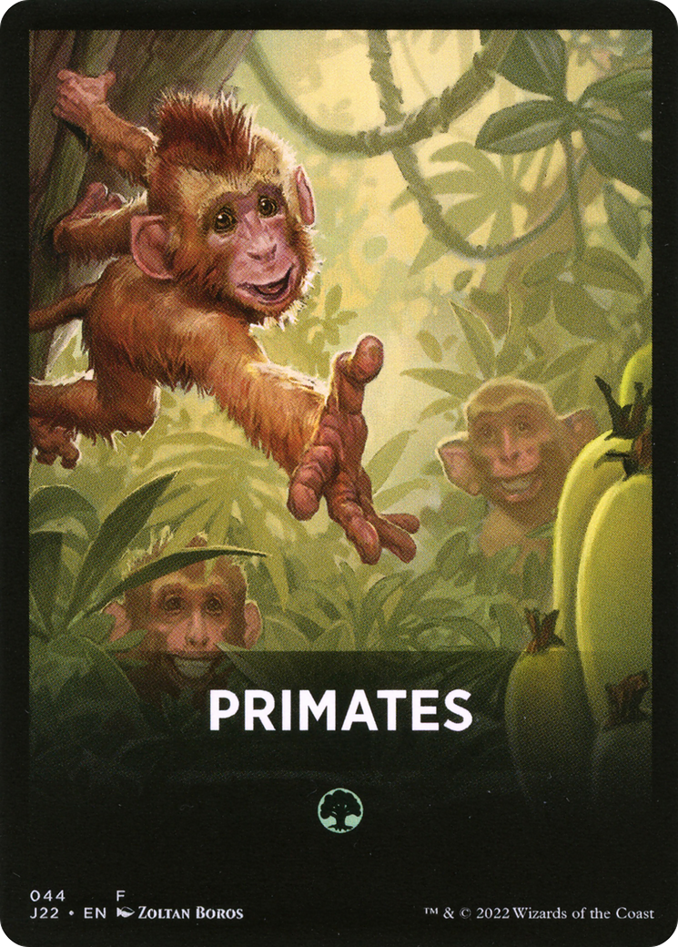 Primates Theme Card [Jumpstart 2022 Front Cards] - Destination Retro