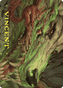 Leaping Ambush Art Card (Gold-Stamped Signature) [Wilds of Eldraine Art Series] - Destination Retro