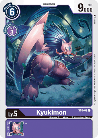 Kyukimon [ST6-09] [Starter Deck: Venomous Violet] - Destination Retro