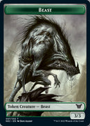 Beast // Treasure Double-sided Token [Kamigawa: Neon Dynasty Commander Tokens] - Destination Retro