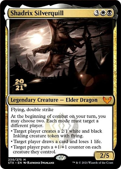 Shadrix Silverquill [Strixhaven: School of Mages Prerelease Promos] - Destination Retro
