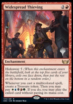 Widespread Thieving (Promo Pack) [Streets of New Capenna Promos] - Destination Retro