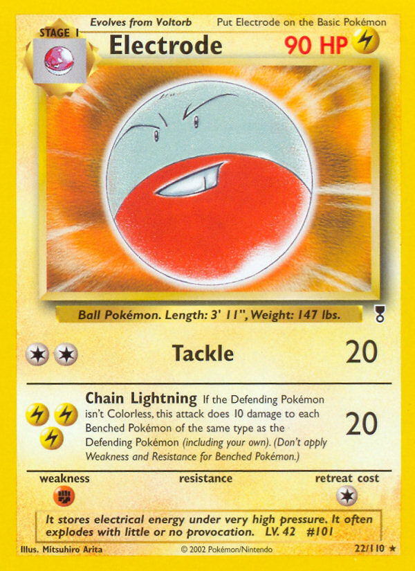Electrode (22/110) [Legendary Collection] - Destination Retro