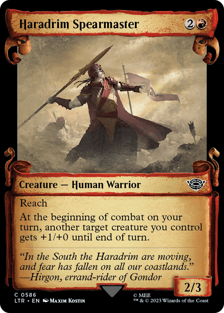 Haradrim Spearmaster [The Lord of the Rings: Tales of Middle-Earth Showcase Scrolls] - Destination Retro
