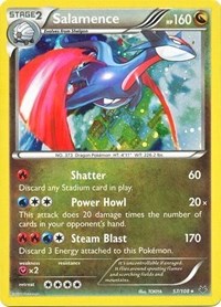 Salamence (57/108) (Cosmos Holo) (Blister Exclusive) [XY: Roaring Skies] - Destination Retro
