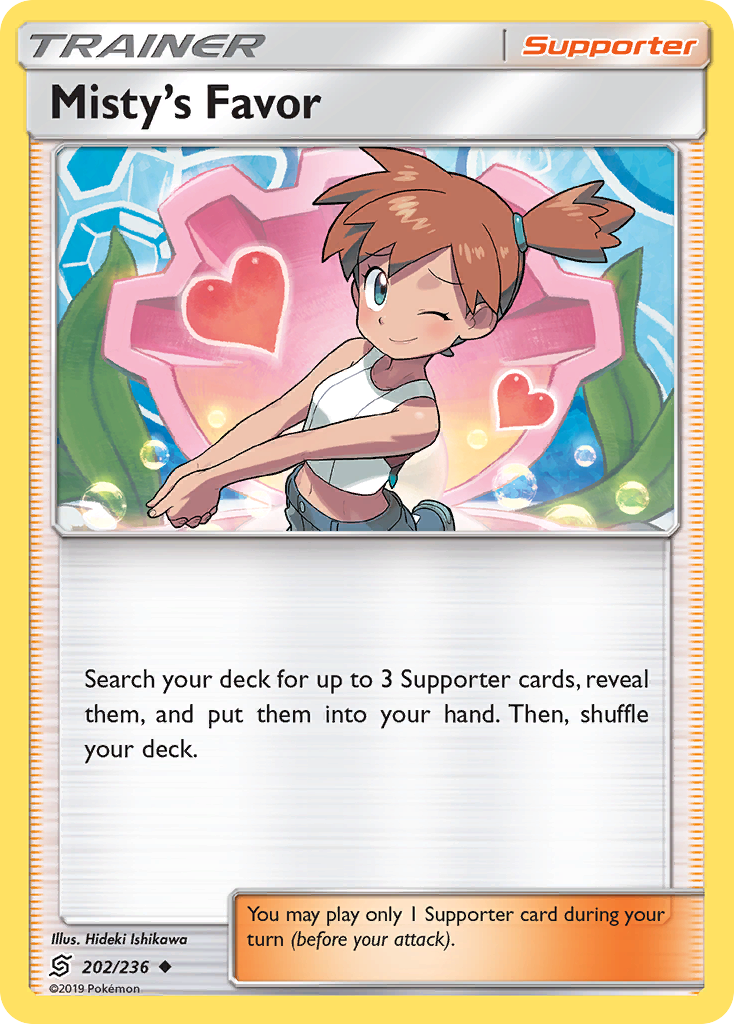 Misty's Favor (202/236) [Sun & Moon: Unified Minds] - Destination Retro