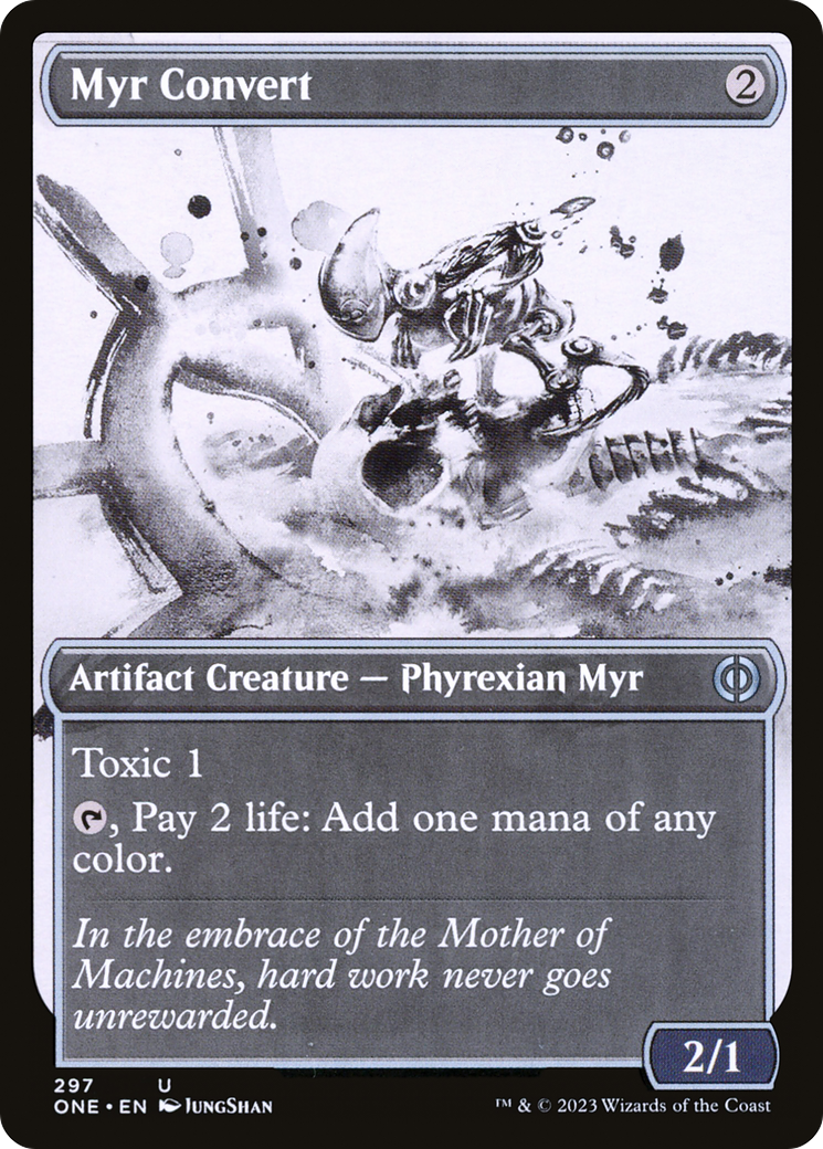 Myr Convert (Showcase Ichor) [Phyrexia: All Will Be One] - Destination Retro