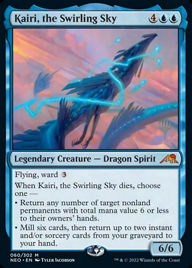 Kairi, the Swirling Sky (Promo Pack) [Kamigawa: Neon Dynasty Promos] - Destination Retro