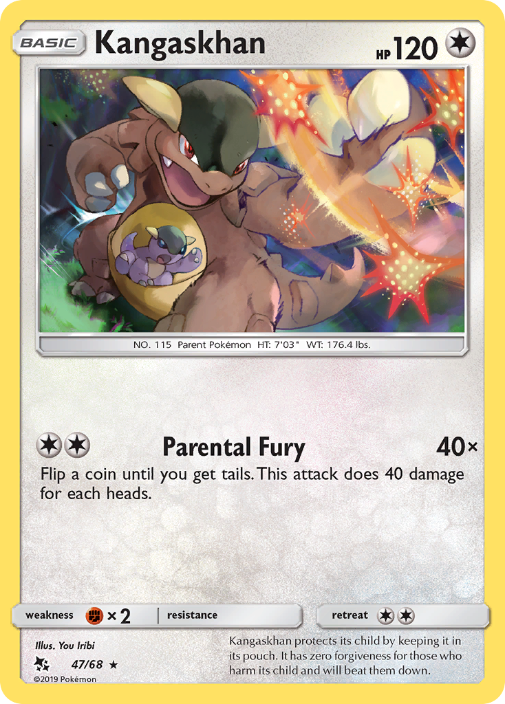 Kangaskhan (47/68) [Sun & Moon: Hidden Fates] - Destination Retro
