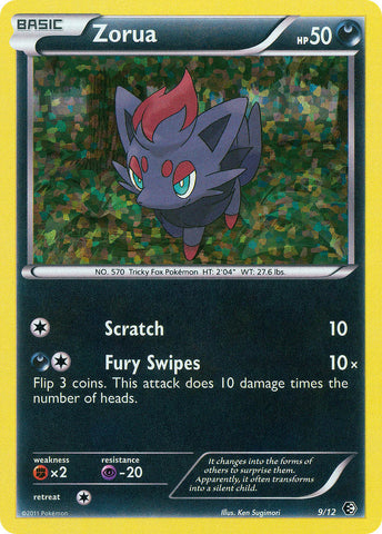 Zorua (9/12) [Mcdonald's Promos: 2011 Collection] - Destination Retro