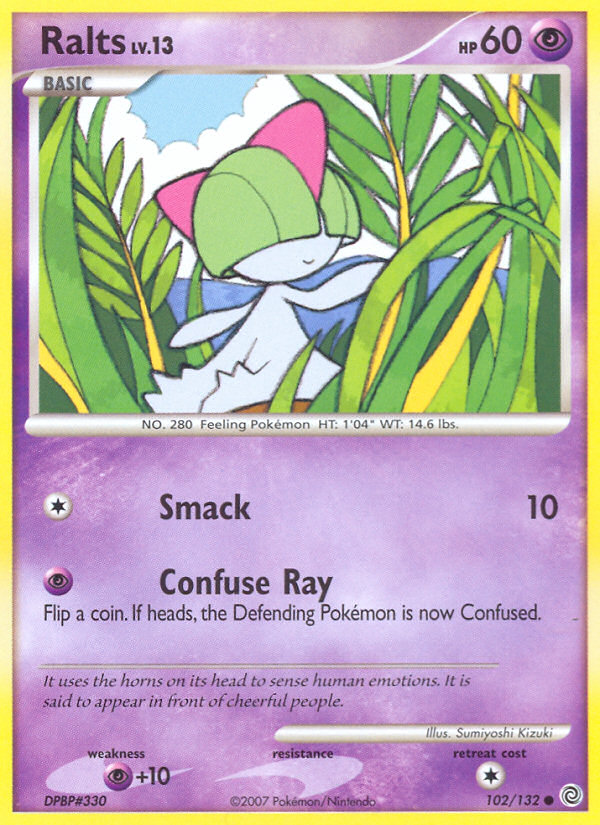 Ralts (102/132) [Diamond & Pearl: Secret Wonders] - Destination Retro
