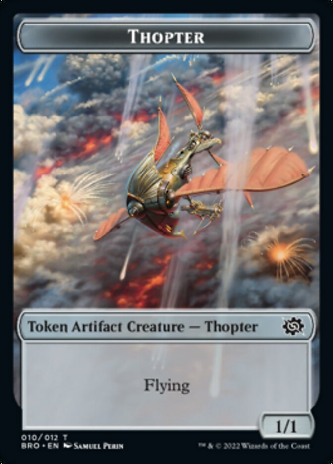 Thopter Token [The Brothers' War Tokens] - Destination Retro