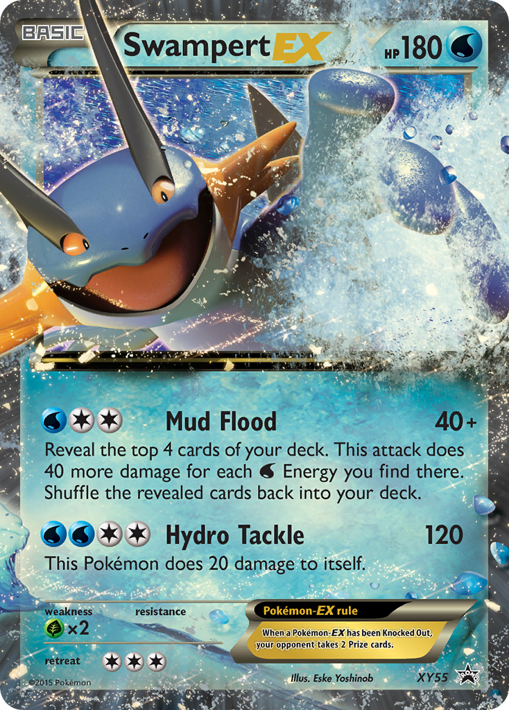 Swampert EX (XY55) [XY: Black Star Promos] - Destination Retro