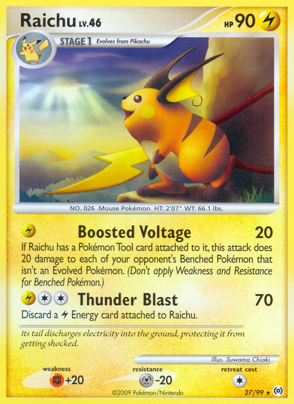 Raichu (27/99) [Arceus] - Destination Retro