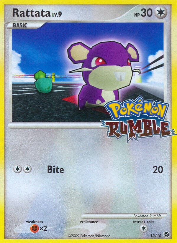 Rattata (15/16) [Pokémon Rumble] - Destination Retro
