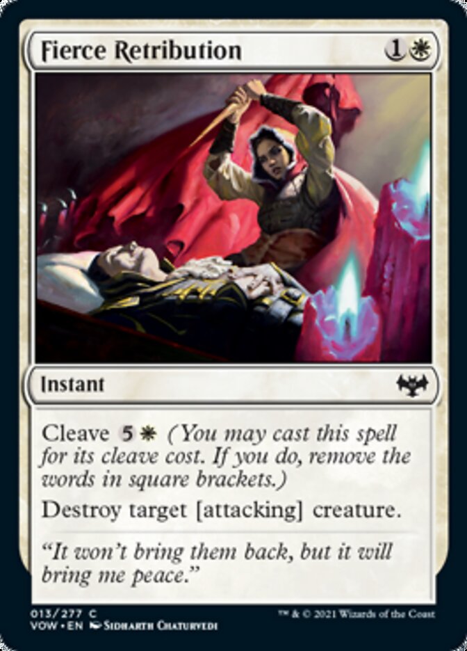 Fierce Retribution [Innistrad: Crimson Vow] - Destination Retro