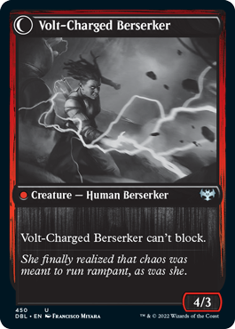 Voltaic Visionary // Volt-Charged Berserker [Innistrad: Double Feature] - Destination Retro