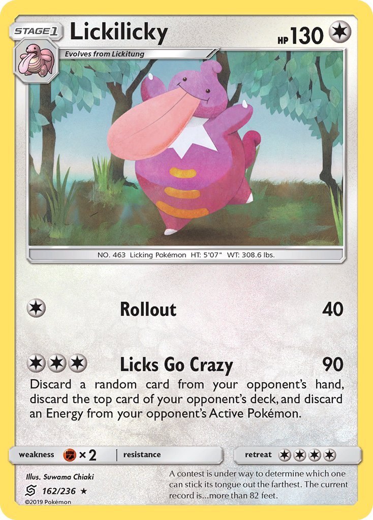 Lickilicky (162/236) [Sun & Moon: Unified Minds] - Destination Retro