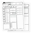 DUNGEONS & DRAGONS - BOOK - CHARACTER SHEETS - Destination Retro