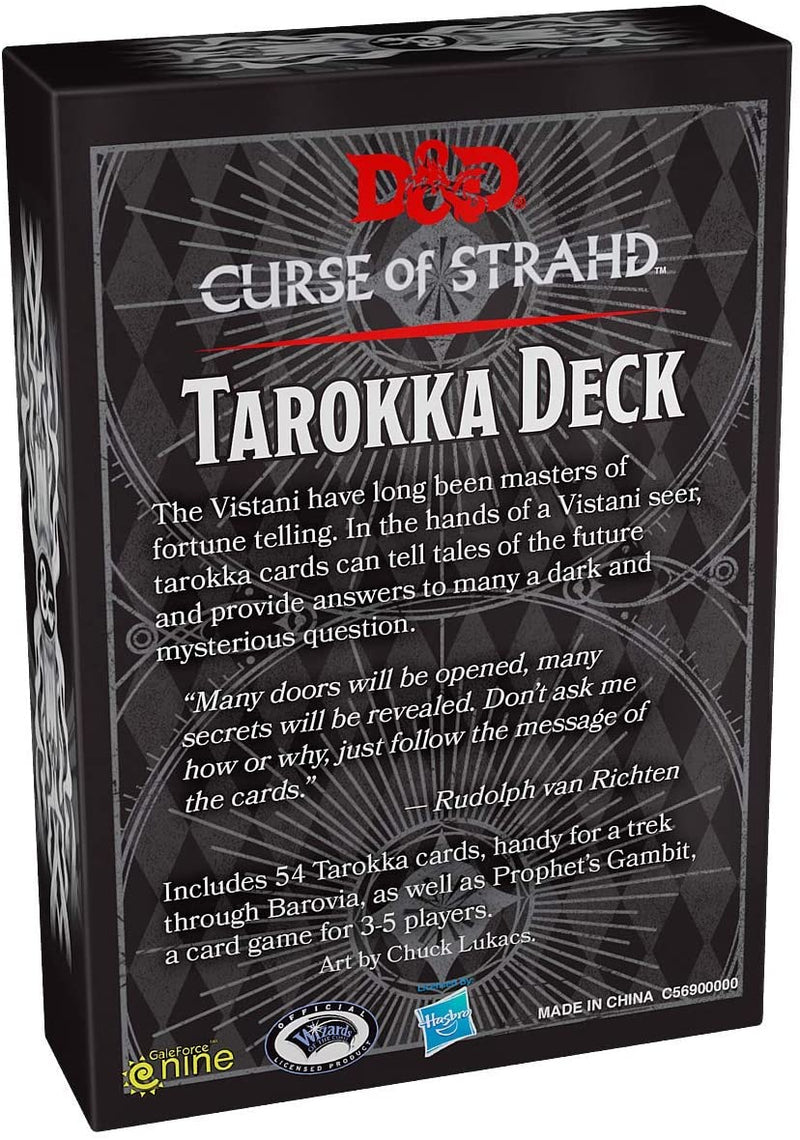 DUNGEONS & DRAGONS - TAROKKA DECK  - CURSE OF STRAHD - Destination Retro