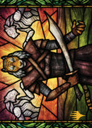 Zar Ojanen, Scion of Efrava Art Card (Gold-Stamped Signature) [Dominaria United Art Series] - Destination Retro