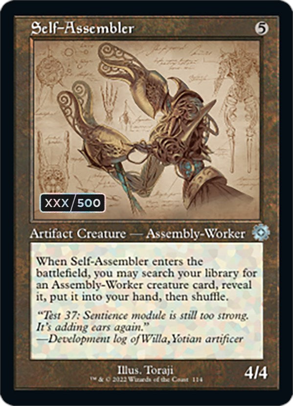Self-Assembler (Retro Schematic) (Serial Numbered) [The Brothers' War Retro Artifacts] - Destination Retro