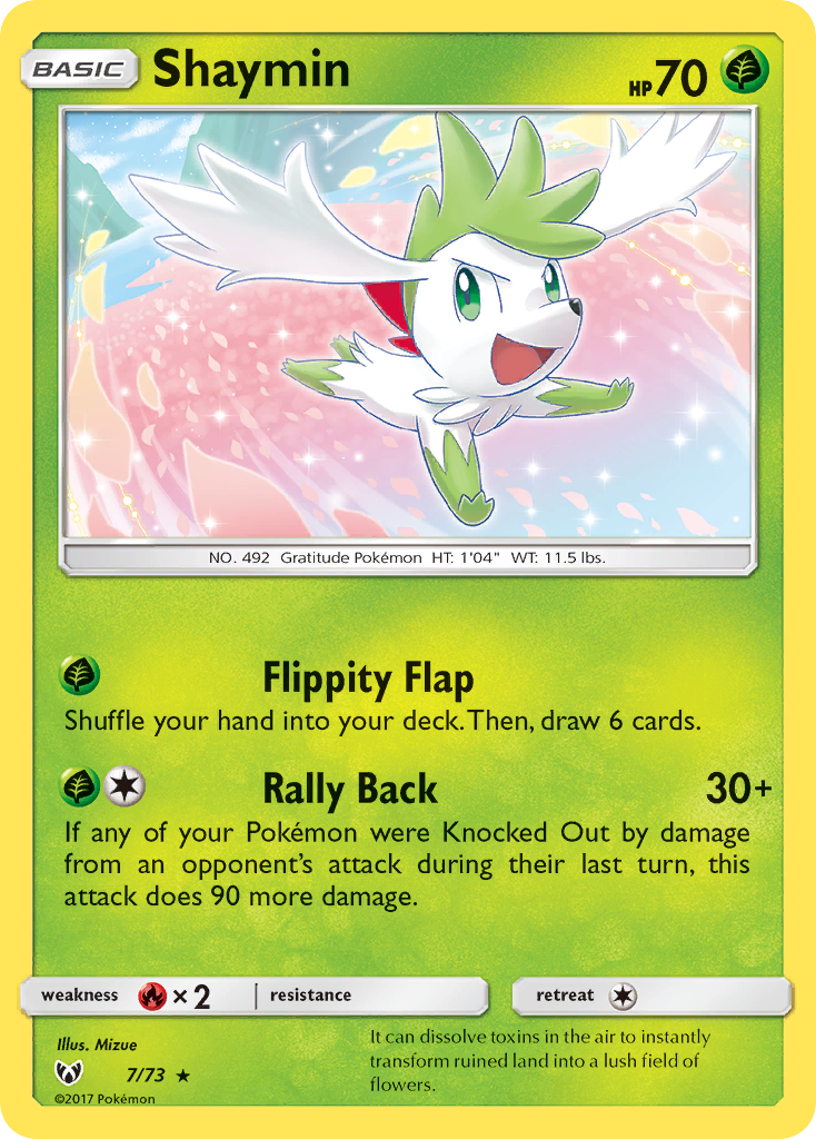 Shaymin (7/73) [Sun & Moon: Shining Legends] - Destination Retro