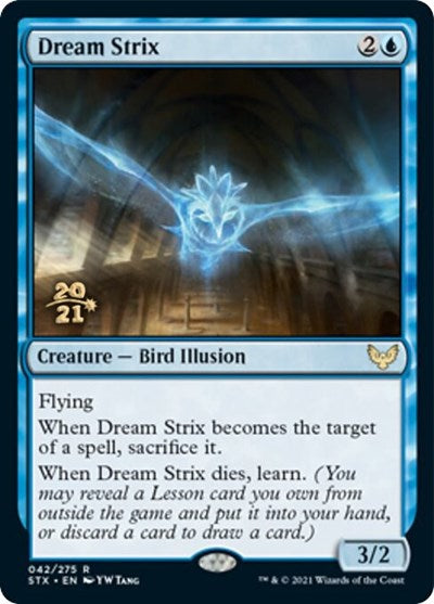 Dream Strix [Strixhaven: School of Mages Prerelease Promos] - Destination Retro