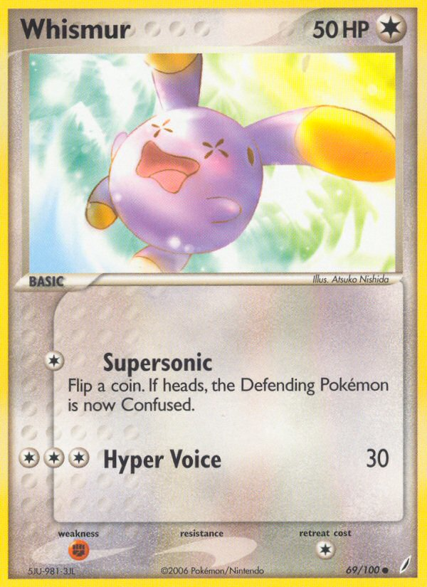 Whismur (69/100) [EX: Crystal Guardians] - Destination Retro