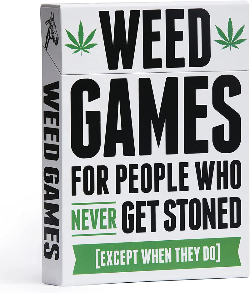Weed Games: For People Who Never Get Stoned (Except When They Do) Card Game - Destination Retro