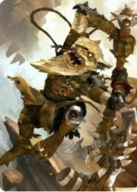 Teeterpeak Ambusher Art Card [Zendikar Rising Art Series] - Destination Retro